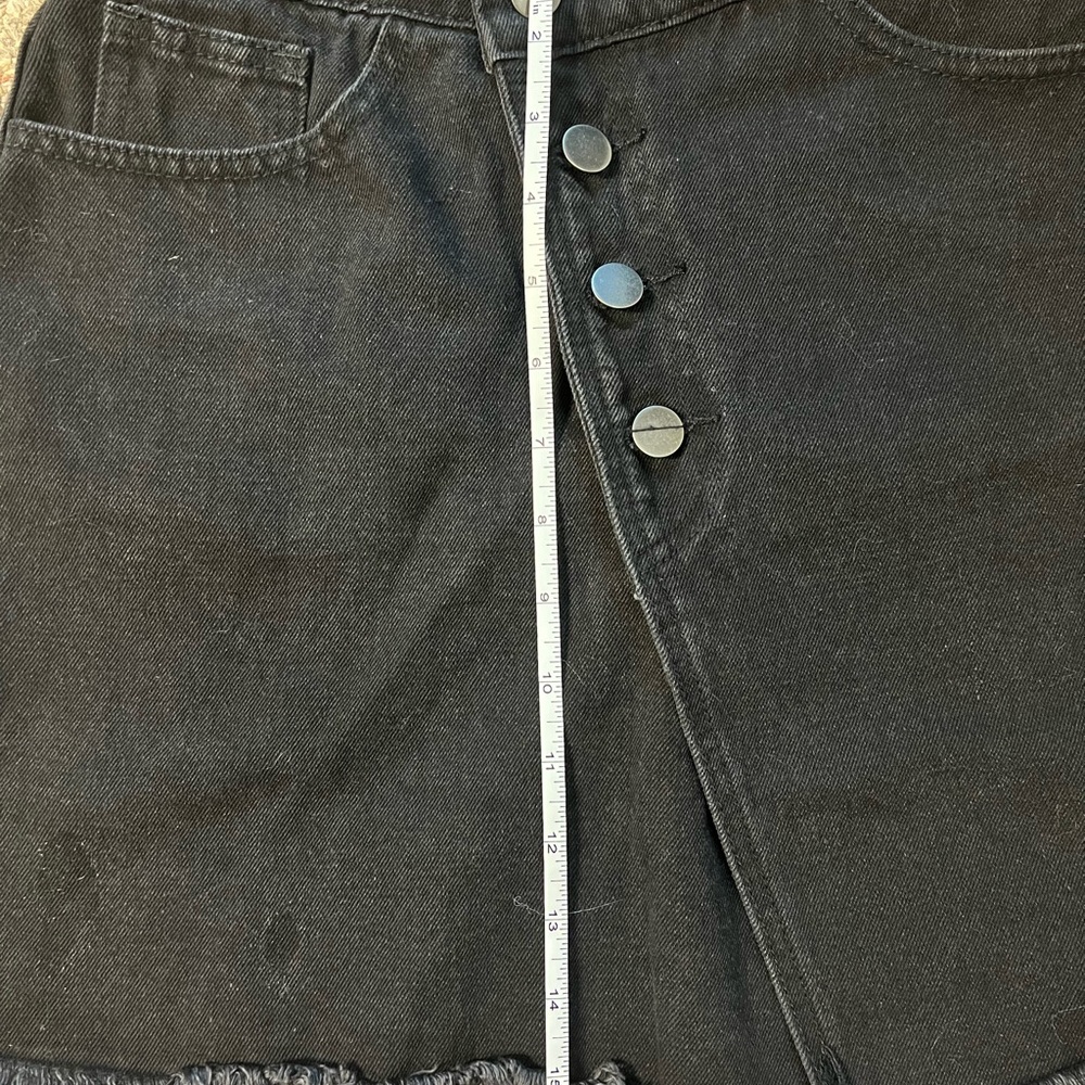 Superdown Denim Skirt in Vintage Black - Picture 5 of 8